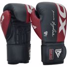 RDX F4 REX BOXING GLOVES - Maroon/blue